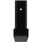 Ekena Millwork Steel Hanging Shelf Bracket, Powder Coated Black 2"W x 12"D x 7"H BKTM02X12X07HSPBL - alternate 2